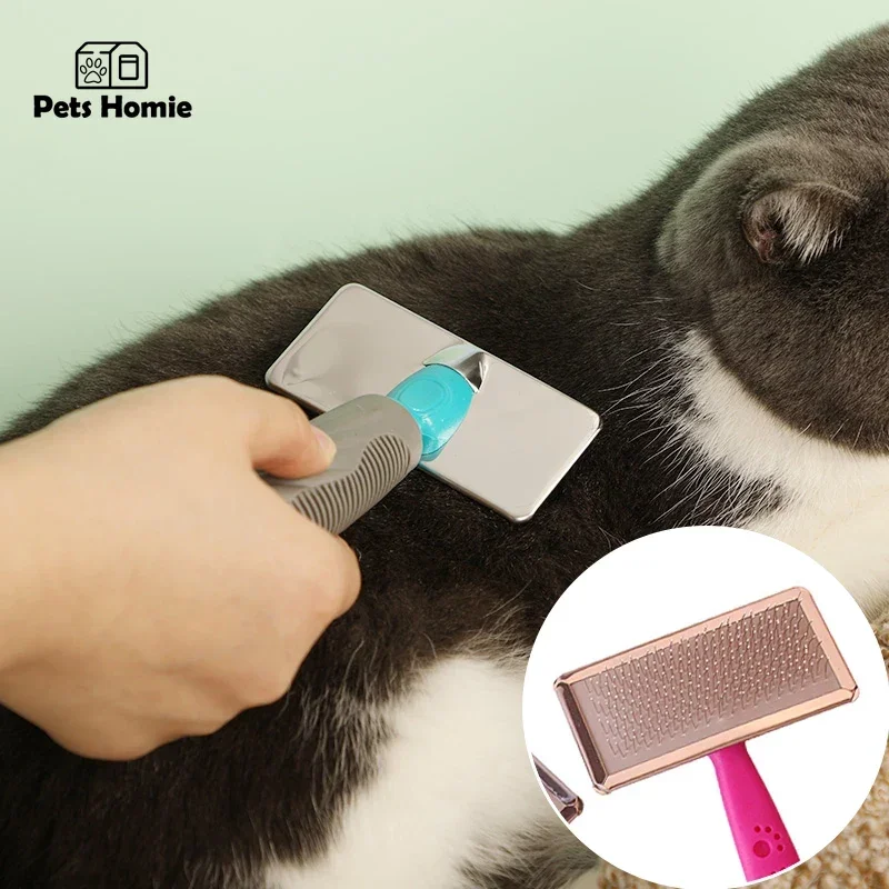 Pet Dog Comb Hair Removal Stainless Stee Knot Grooming Comb Puppy Dog Accessories Brush Needle Comb Dog Supplies Pets Cleaning