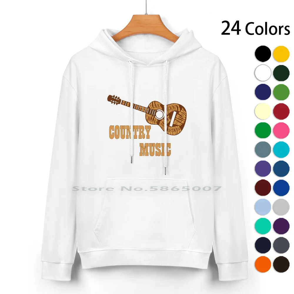 Country Music Legends Live Forever Country Fans Pure Cotton Hoodie Sweater 24 Colors Country Music Y All Texas Southern