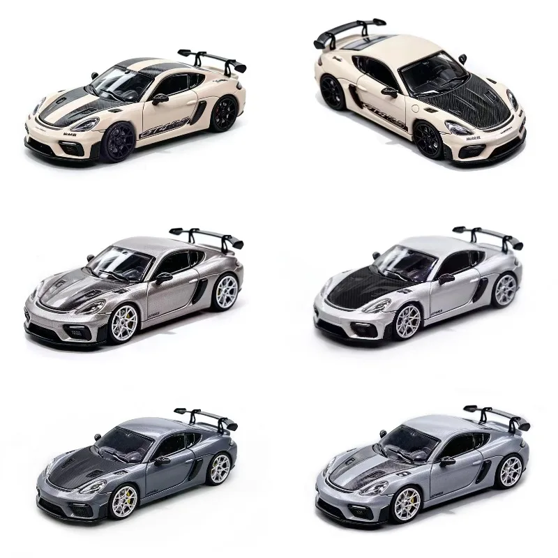 Jicar 1:64 Die‑cast Collectible Car Model, 718 GT4 RS, Fine Details Static Vehicle for Hobby Display & Collection