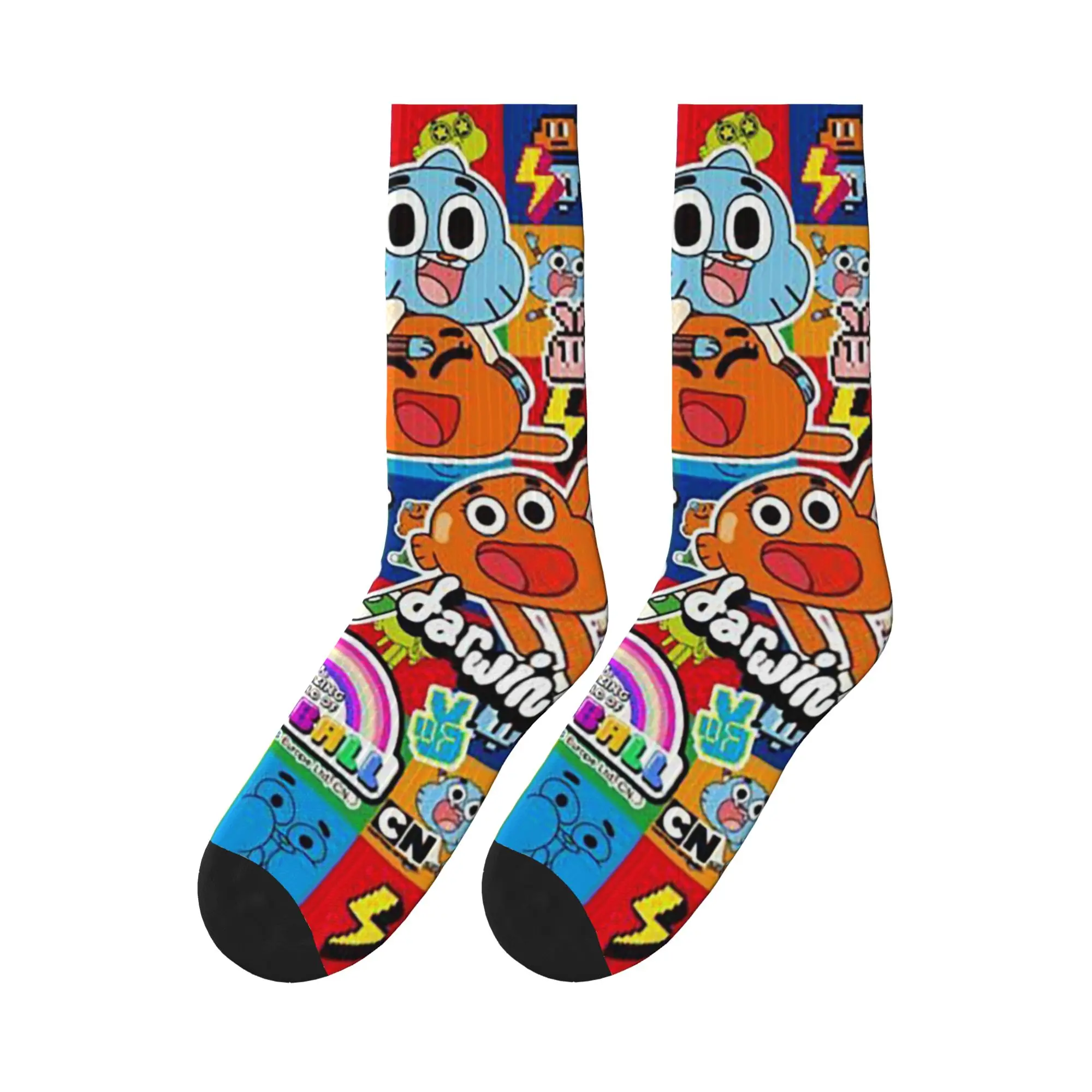 

Спортивные носки The Amazing World of Gumball, высококачественные носки на все случаи жизни, носки на все сезоны, унисекс, рождественские подарки