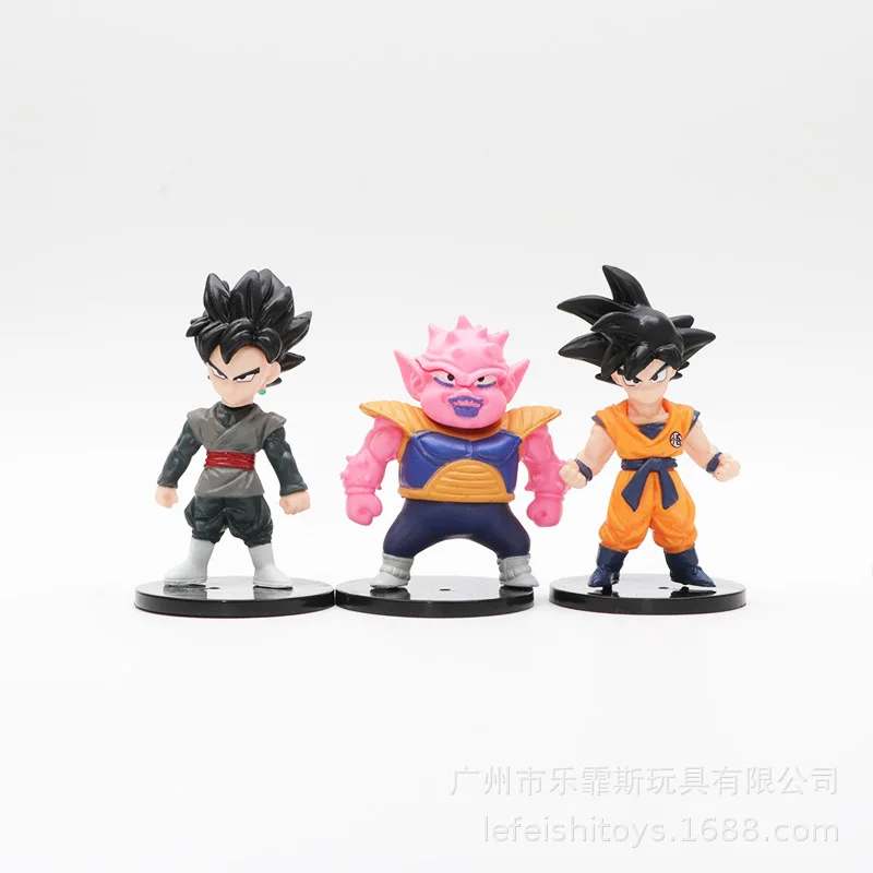 Dragonball  Action Figures Toys Model Sun Wukong God of Destruction Vegeta Miniature Doll Ornament Accessories Anime Peripheral