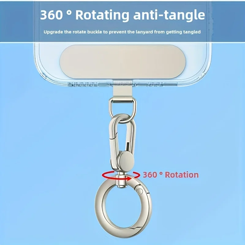 

Клипса-держатель для мобильного телефона с металлическим кольцом, пружинным крючком, ультратонкой прокладкой из нержавеющей стали, фиксирующая.