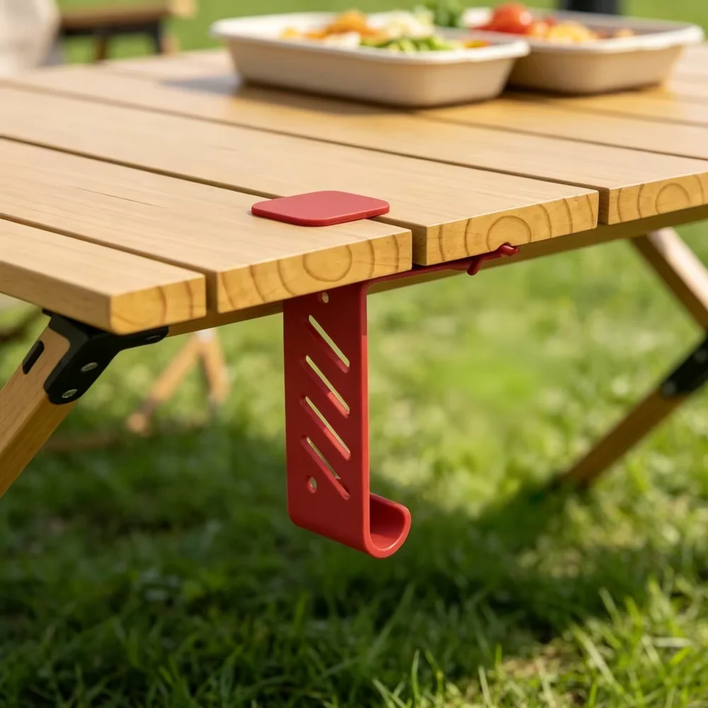 Outdoor Camping Egg Roll Table Side Hooks Multi-functional Portable Storage Hook with Strong Load-Bearing