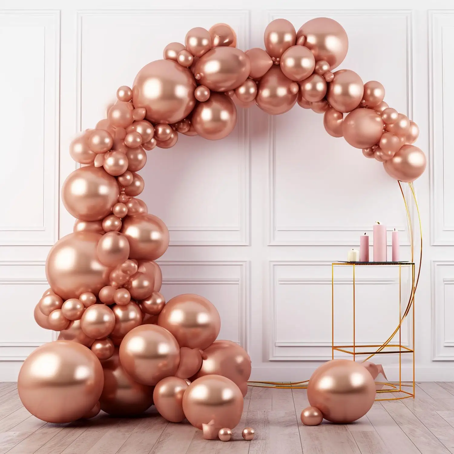 134pcs Set 5 Inch Rose Gold 50pcs Latex Latex Party Balloons For Birthday Party Latex Party Balloons Latex Balloon