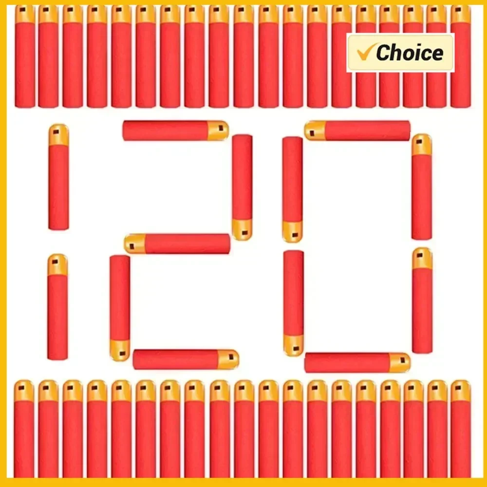HKids Schietspel Refill Dart Bullets Pack 9.5 cm * 1.9 cm Compatibel met N-Strike Mega Blaster Mastodon Twinshock Speelgoed Guns