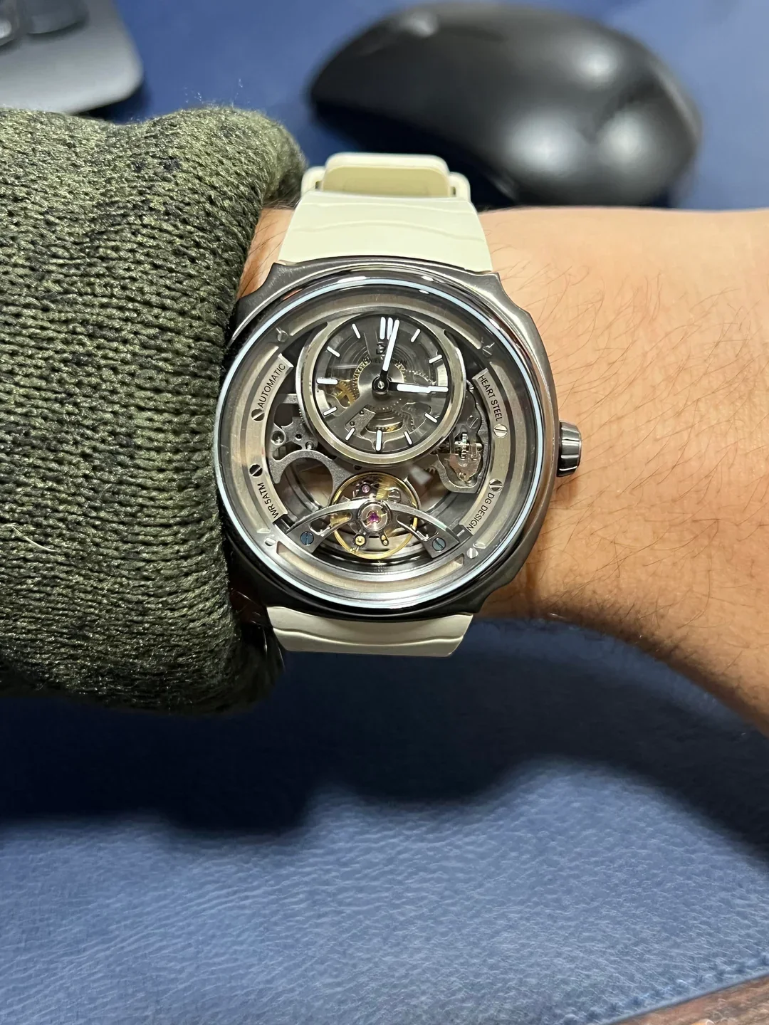 Couple Automatic Watches Luxury Skeleton Mechanical Watch Waterproof Stainless Steel Luminous Wristwatch Daniel Gorman DG Brand