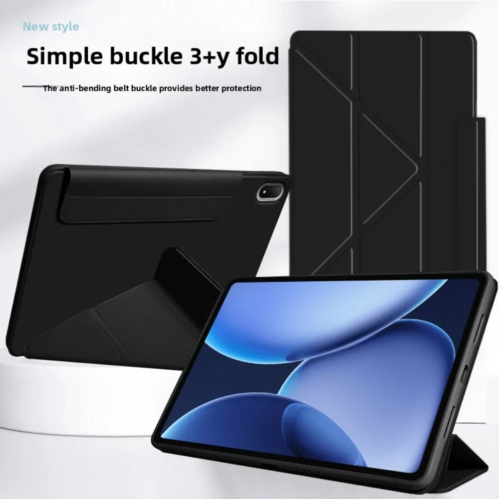 Pour Funda OnePlus Pad 3 Pad 2 Pro Oppo Pad 4 4Pro 13.2 "y-pliable étui de protection en cuir PU tablette étui à rabat intelligent