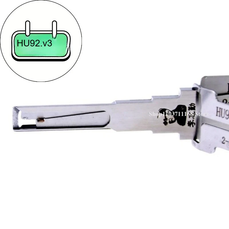 

1PCS Key Decoder Lishi 2 in1 HU92 Locksmith Tools for Car Lock Auto Pick and For BMW Mini Cooper Ganzua Lockpicking Master