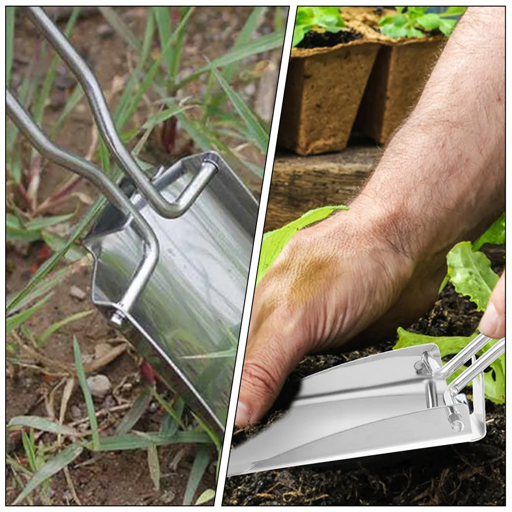 Portable Folding Garden Shovel Stainless Steel Compact Easy Storage Spade for Camping Hiking Fishing Survival Digging Planting