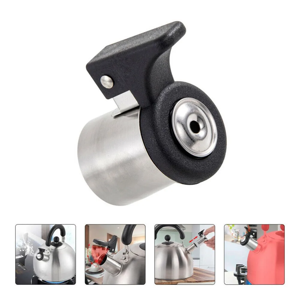 Stainless Steel For Kettle Parts Spout Nozzle Loud Whistling Home Kitchen Water Boiling For Kettle Teakettle Replacement Nozzle
