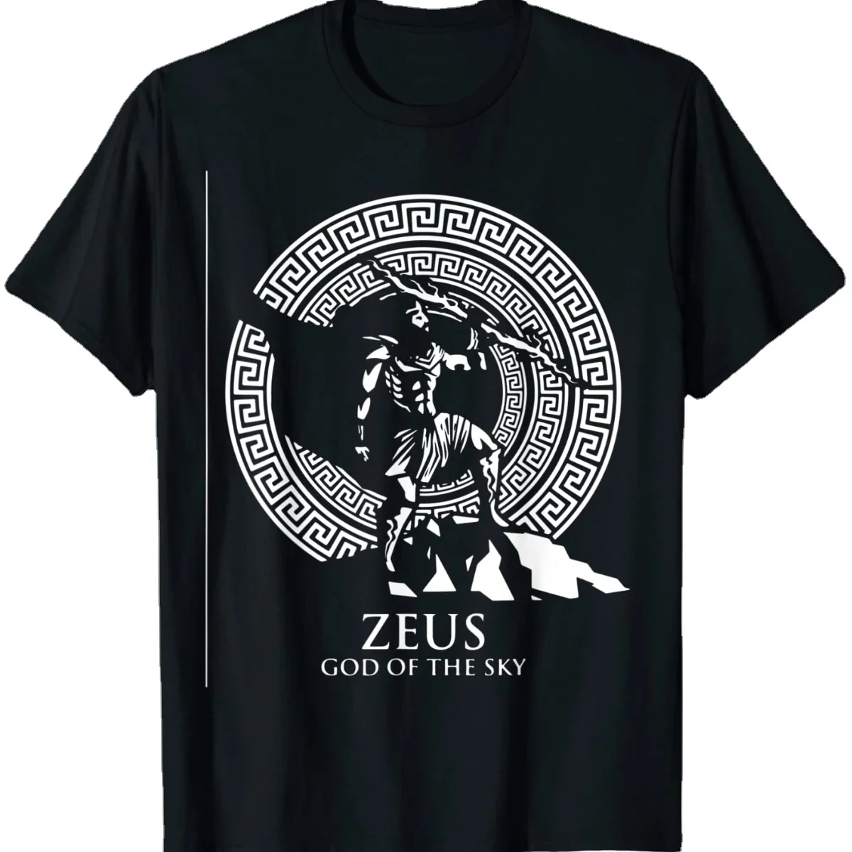 Greek Mythology TShirt Ancient Greece History Lovers of Zeus Men T-Shirt Short Sleeve Casual 100% Cotton O-Neck T Shirt