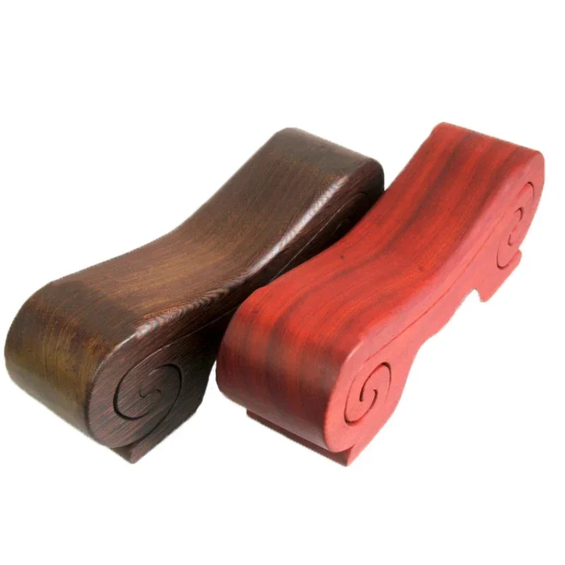 Solid Wood Pillow Luban Mandarin Duck Imperial Concubine Hard Pillow Improve Sleeping Cervical Support Repair Massage Stool