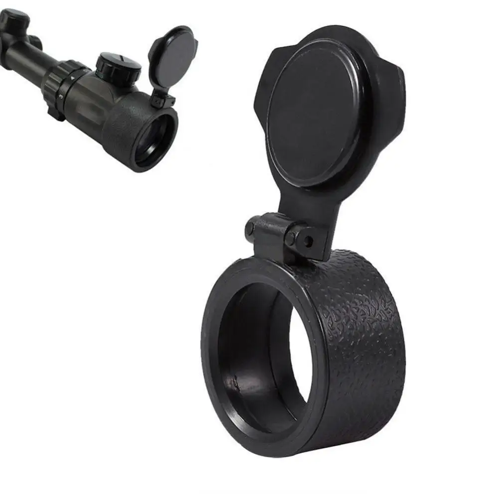 RifleScope Sight Cover Hunting Aiming Sight Cap Dust Proof Case Flip Optic Lens Covers Flip Up Quick Spring 25 64mm