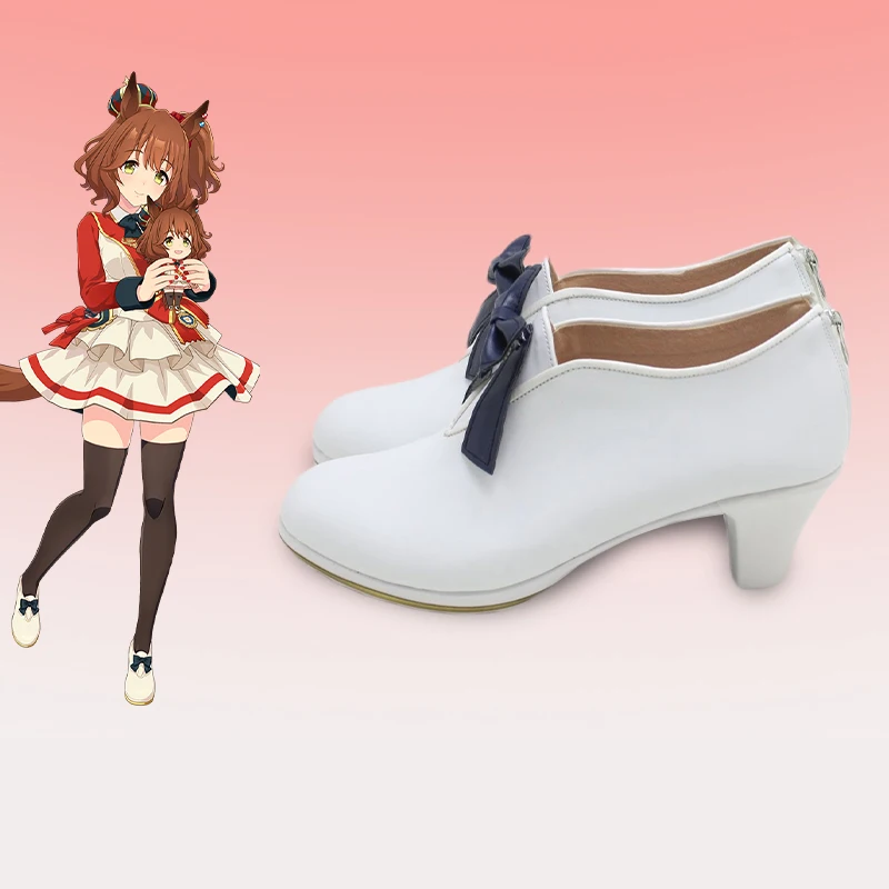 Jogo bonito derby aston machan cosplay sapatos botas asuton maachan para festa de halloween adultos mulheres homens