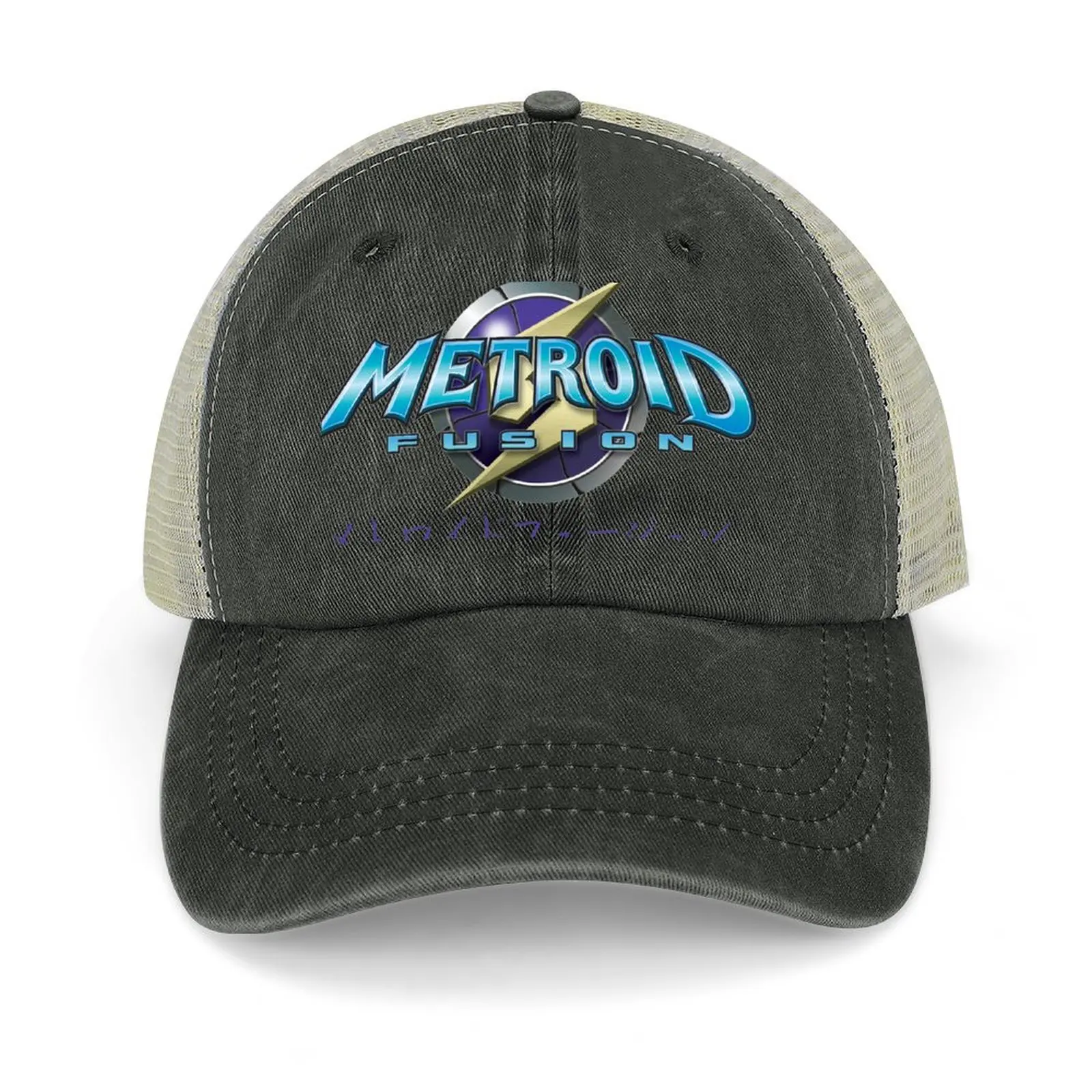 

Metroid Fusion Japanese Text Baseball Cap Icon foam party Hat funny hat Women's Beach Outlet 2025 Men's