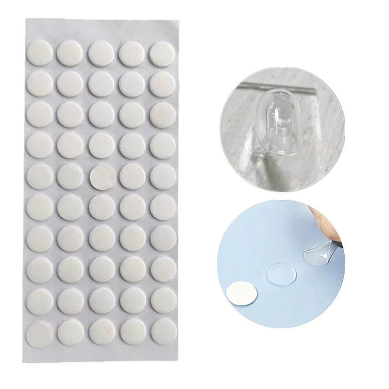 つけ爪用両面粘着テープ,ディスプレイスタンドツール,マニキュア粘着ストリップ,トレースレスで透明,50個