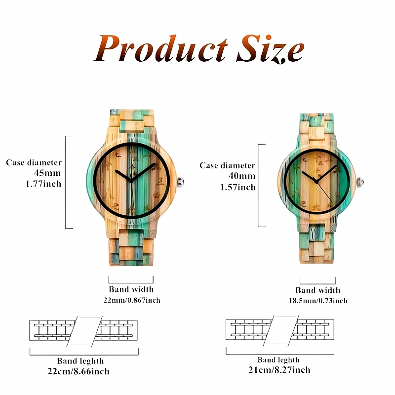 BOBO BIRD Japanese Style Watches for Men and Women Colored Wooden Wrist Watch Support OEM Customized Drop Shipping