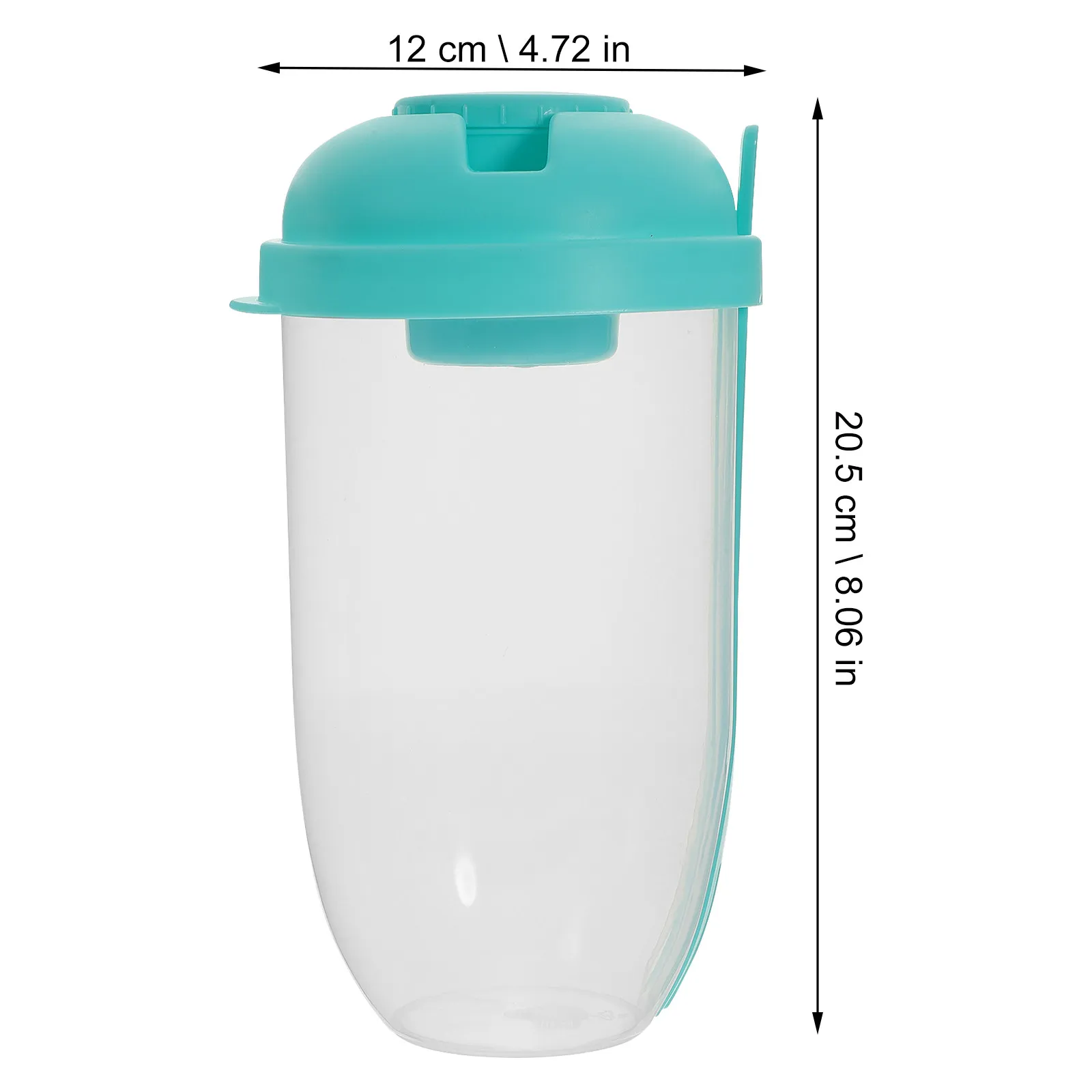 2Pcs Multi-Purpose Salad Cups with Fork Portable Yogurt Containers Reusable Shaker Cups for Lunch Cereal Berries Milk Outdoor
