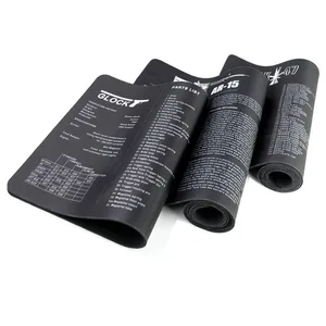 Waffenreinigungsmatte mit Diagramm von Teilen und Anweisungen, Armorers Bank Matte, Maus -Pad -Reparaturwerkzeug für Glock M9 1911 AR15 AK47 8 Hauptverkaufskano -Glock - №6