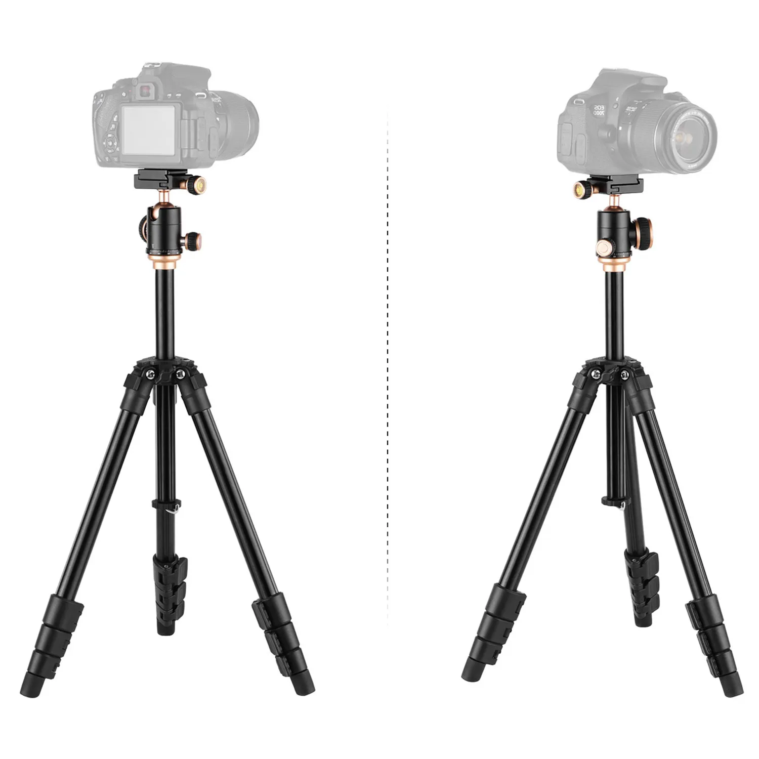 

Compact Travel Camera Tripod Stand Aluminum Alloy Build for Phone and Camera Quick Setup Foldable Tripod for Outdoor Photography