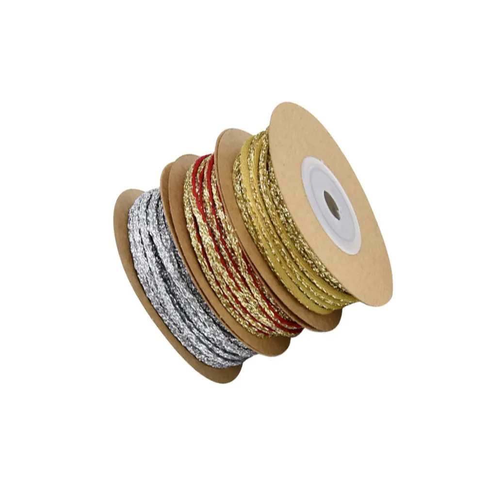 

3 Roll Color Contrast Christmas Packaging Ribbon Ribbons for Wrapping Gift Rope