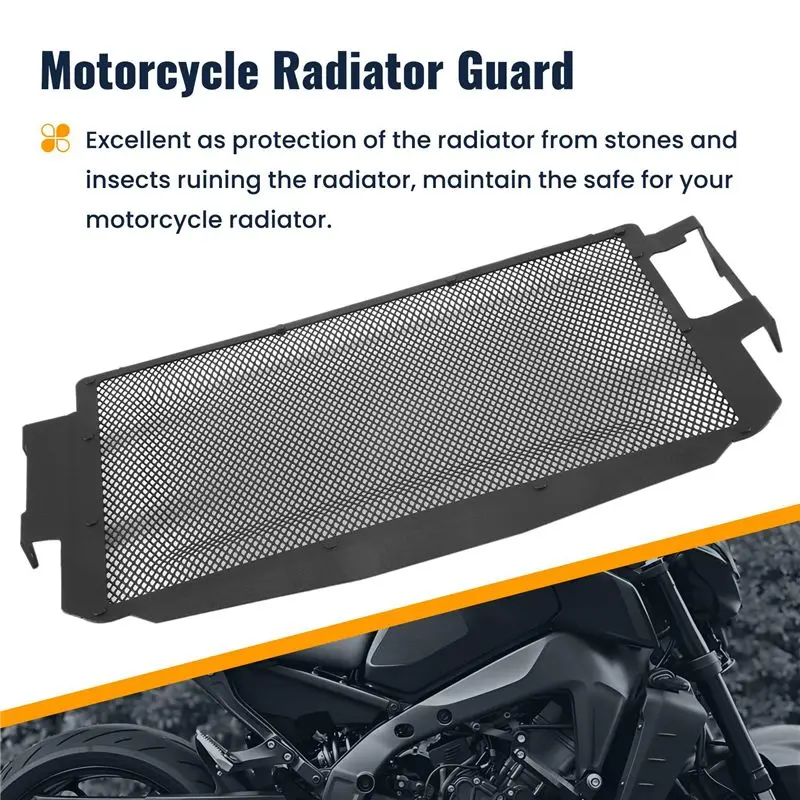 A95E-Motorcycle Accessories Radiator Guard Protection Grille Cover Protector For MT-09 MT09 SP MT-09 SP 2024 2025