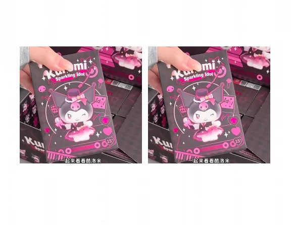 2026 Sanrio Kuromi Sparkling Idol Series Blind Box Cute Anime Figure Mystery Box Kuromi Collect Desktop Decor Surprise Gift Toys view 4