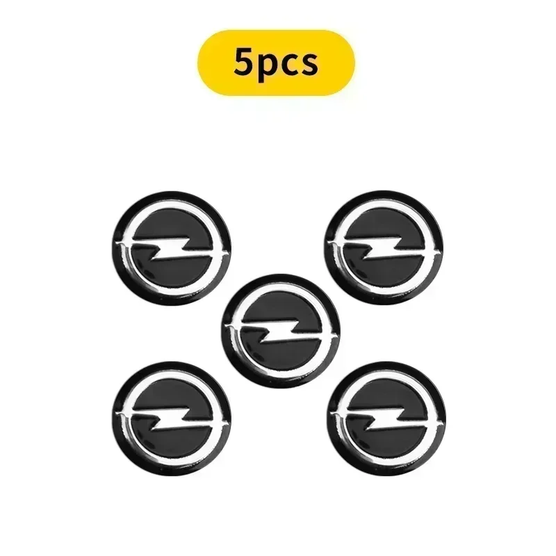 14mm Auto-Logo-Emblem-Schale aus Aluminium, Schlüsselaufkleber für Opel Meriva Corsa Astra Vivaro Signum Insignia Mokka Adam Combo Junior