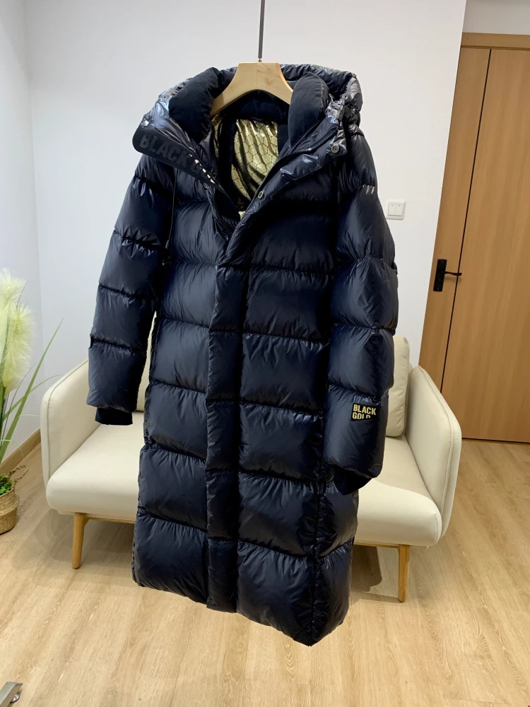 Winter Thickness White Duck Down Jacket Women Long Warmth Fluffy Puffer Coat Hooded Female Fashion Parkas Snow Outwear