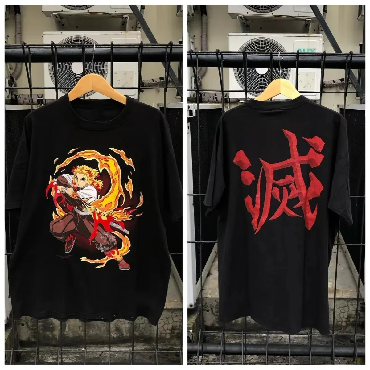 

Футболка с изображением аниме «Убийца демонов» Kamado Nezuko Look Ghost Destroyer Blade Tide, мужская и женская летняя футболка с коротким рукавом