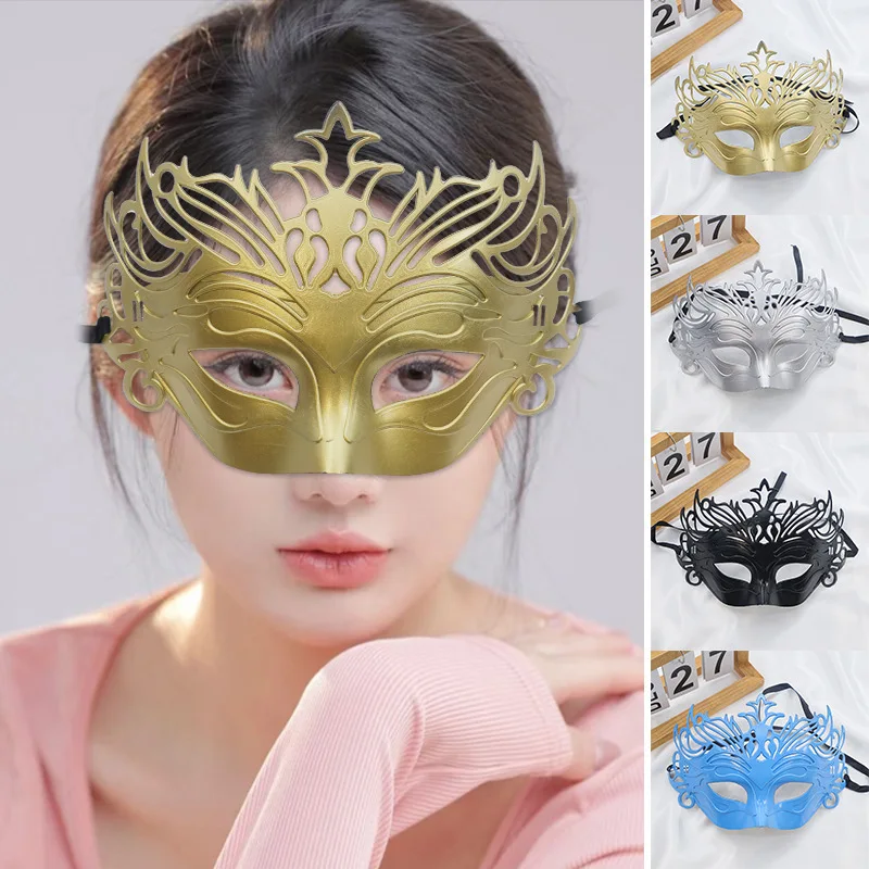 

Men ball party mask antique Roman fighter retro crown masks women masquerade party decoration