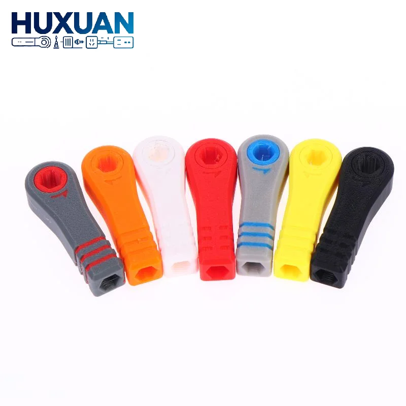 Plastic Zipper Pull Replacements Non Slip Grip Multicolor Easy Install for Suitcase Backpack Camping Gear Repair Kit