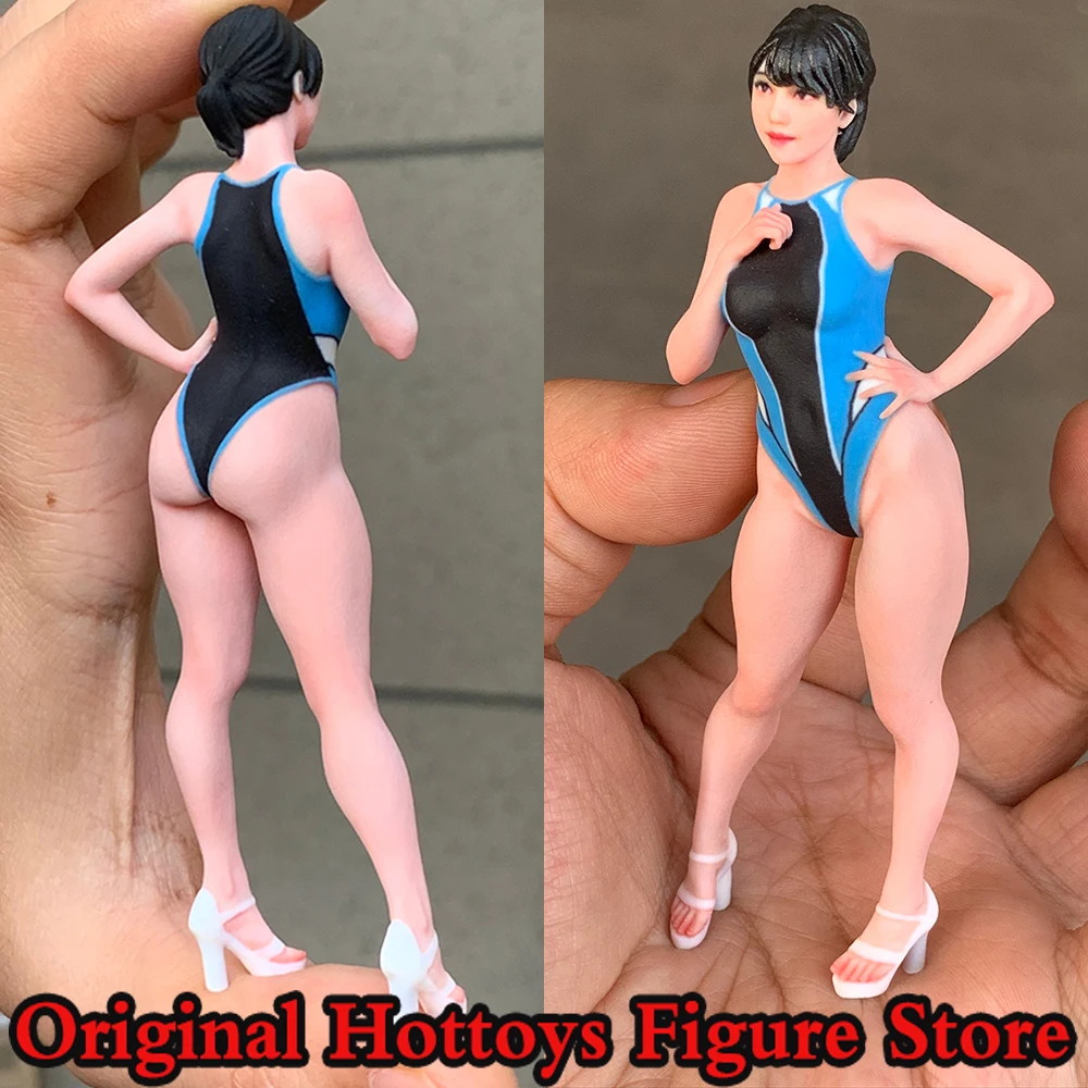 

In Stock 1/16 Scale Female Soldier Blue Combat Uniform Swimsuit Beauty Full Set About 11cm Action Figure Model Collection