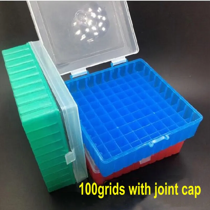 Plastic Frozen Tube Box 25/36/50/81/100 Vents Cryo Tube Storage Box Grids Suitable For 1.5/1.8/5ml Cryopreservation Tube