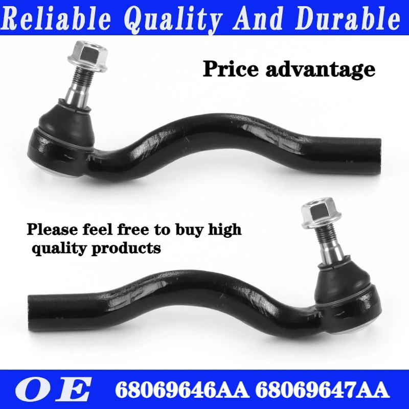 

High quality Front Outer Left or right Tie Rod Ends Set For 2011-2015 Dodge Durango Jeep Grand Cherokee 68069646AA 68069647AA