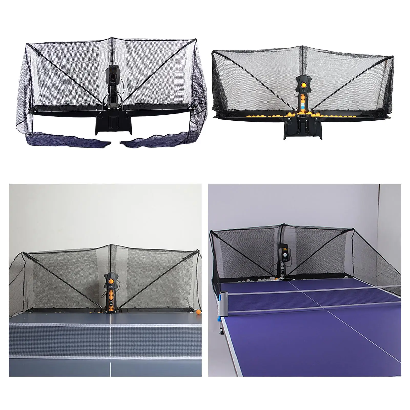 Pingpong Ball Automatic Machine Table Tennis Robot with Net for Ping Pong Lovers Pingpong Practice Machine Ping Pong Ball Launch