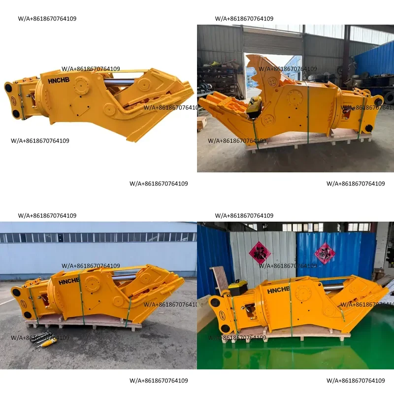 Suitable for Hydraulic Concrete Pulverizer Crusher Excavator Attachment Factory OEM OMD Efficient Durable for 18-25