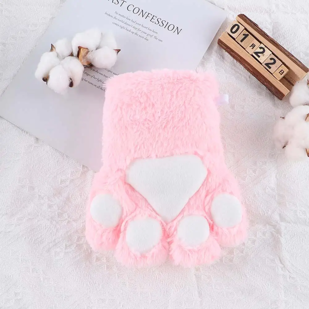 Sweet Cute Bear Claw For Women Cat Claw Gloves Anime Cosplay Gloves Plush Paw Mittens