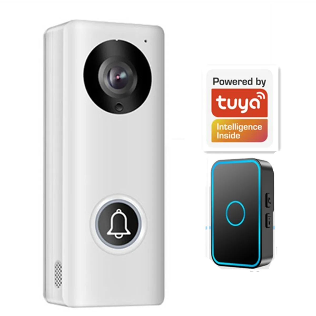 

2022 New Arrival 2MP 1080P Tuya Wireless WIFI IP Doorbell Intercom Support POE RJ45 Video Door Phone Visual Door Viewer Camera