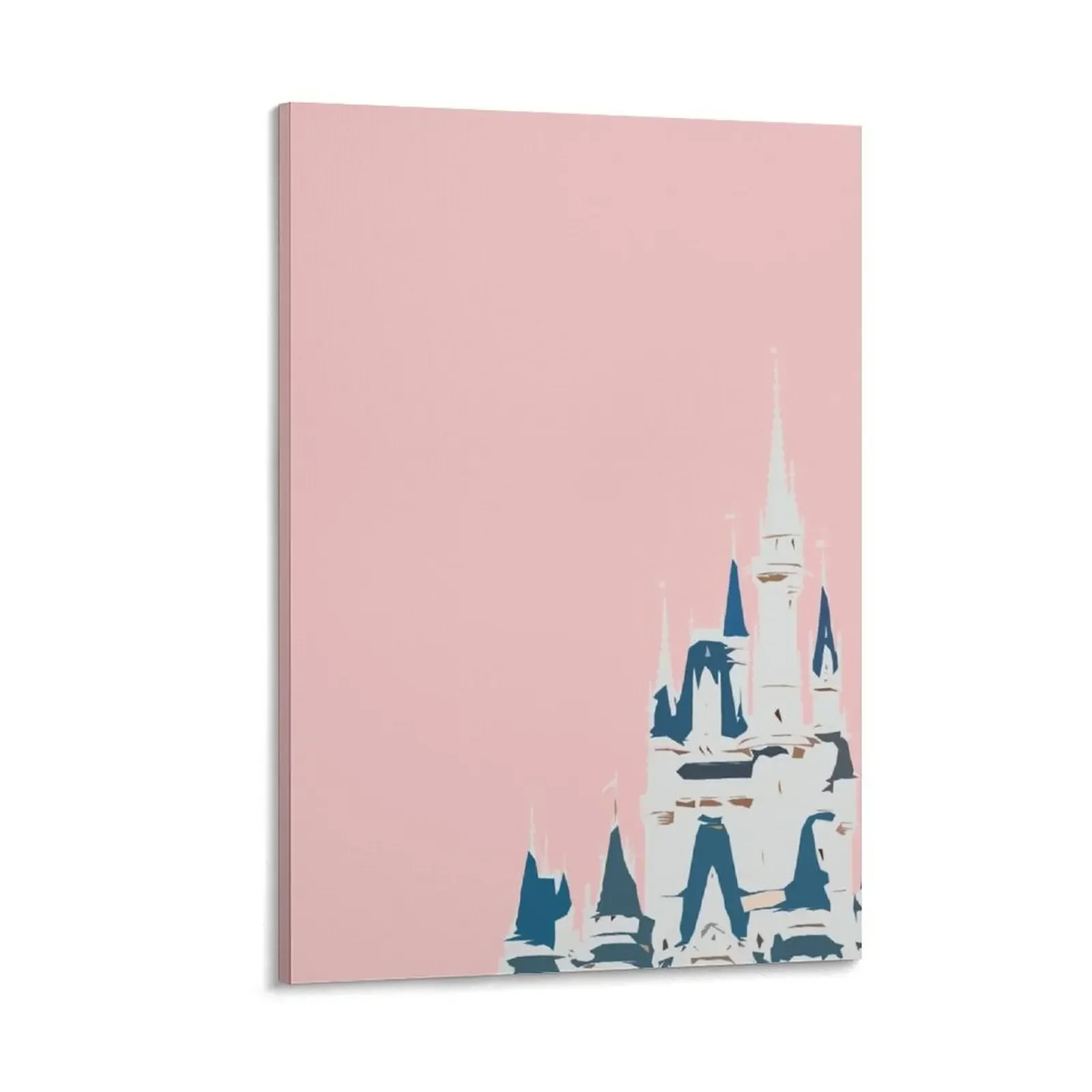 

Magic Castle Millennial Pink Canvas Painting house decorations bedroom decoration bedroom decor bedrooms decorations