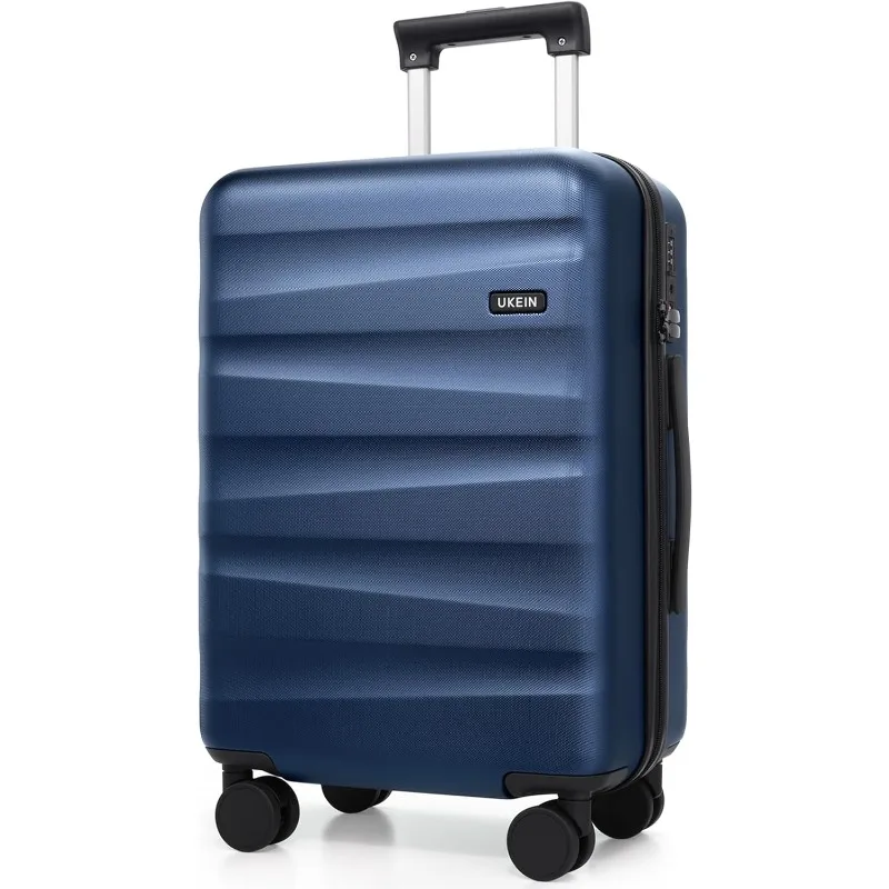 20Inch Carry-On Luggage, Lightweight PC HardShell Suitcase with 360° Spinner Wheels, TSA-Approved, Durable Airline Approved