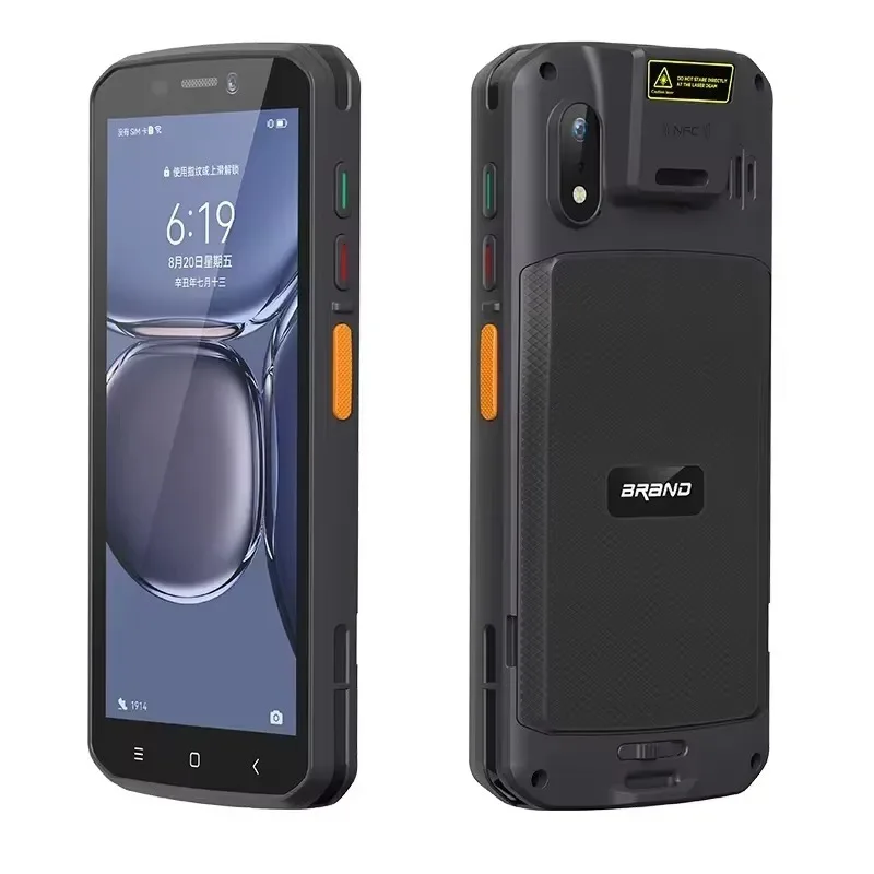 for New Arrival Industrial PDA Android 14 4G WiFi Barcode Scanner with 5.45 Inch Display 64GB in Stock for Warehouse