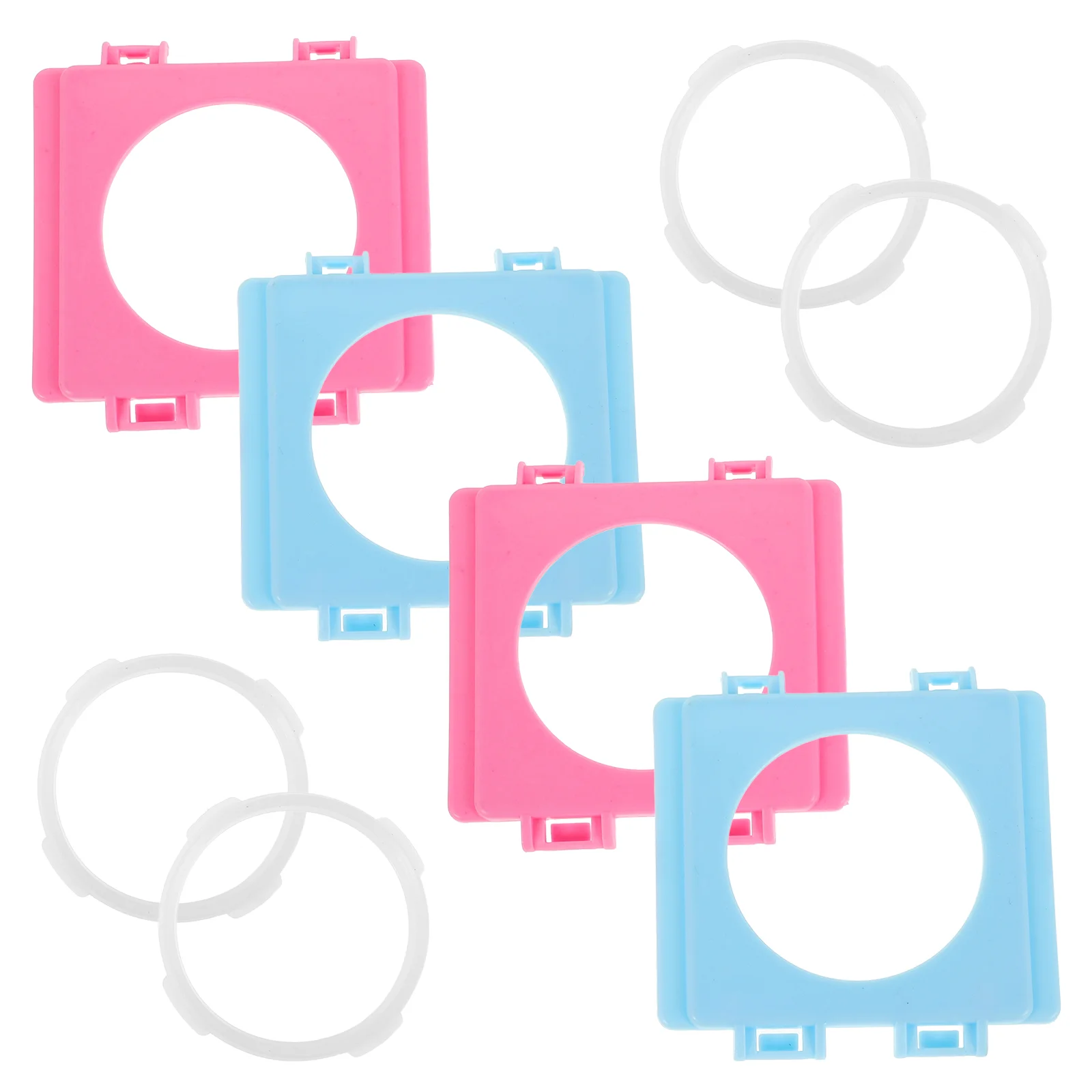 

4 Pcs Hamster Cage Accessories Pet Supplies Connection Board Guinea Pig Cages Pipeline Tunnel Connector Plastic Connectors