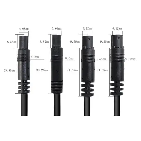 4 5 6 8 Pin Driving Recorder Cable for BMW Car 8Pin Male Female Connection Wire Reversing Camera Video Signal Extension Line 8 best sales wire rear camera 8 pin - №2