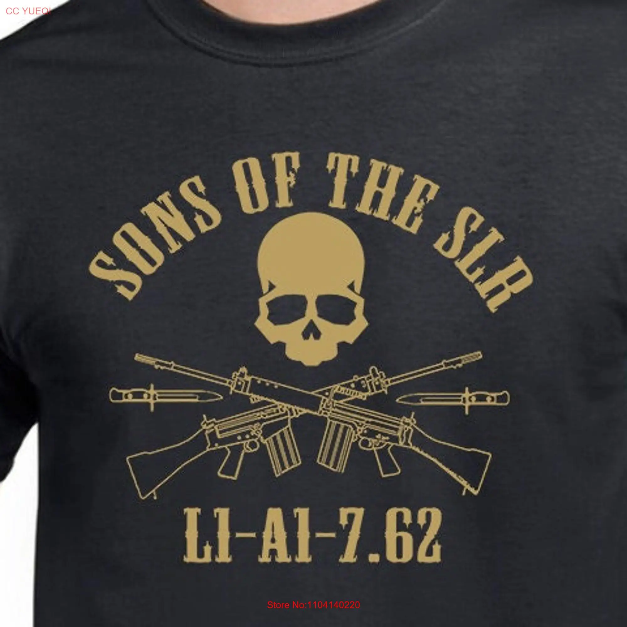 Sons of SLR T shirt British Army FN fal weapon uk veteran gifts for him or her long or short sleeves