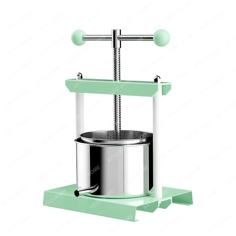 2L Manual stainless steel press grape fruit and vegetable press slag juice separation squeeze water commercial high-end