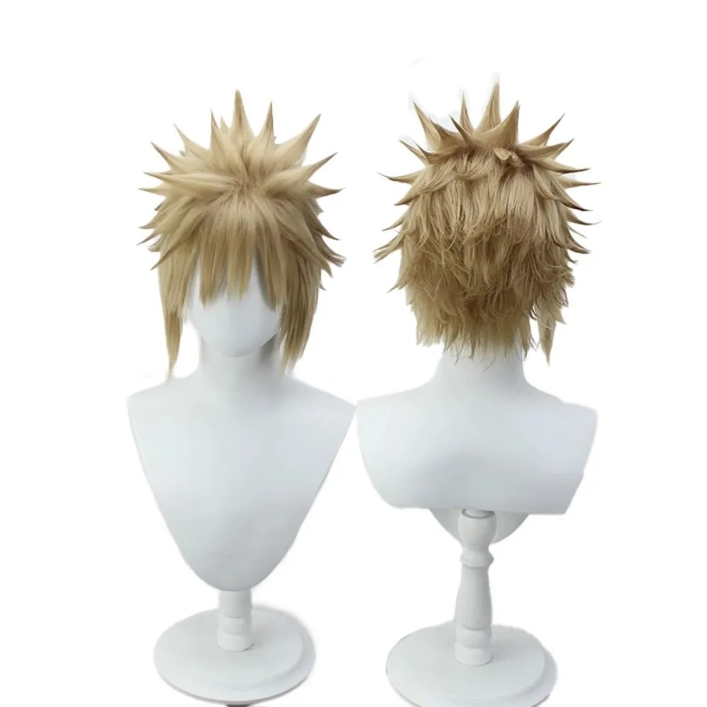 

FF7 Final Fantasy7 Cloud Strife Cosplay Wig Blonde Spiky Hair