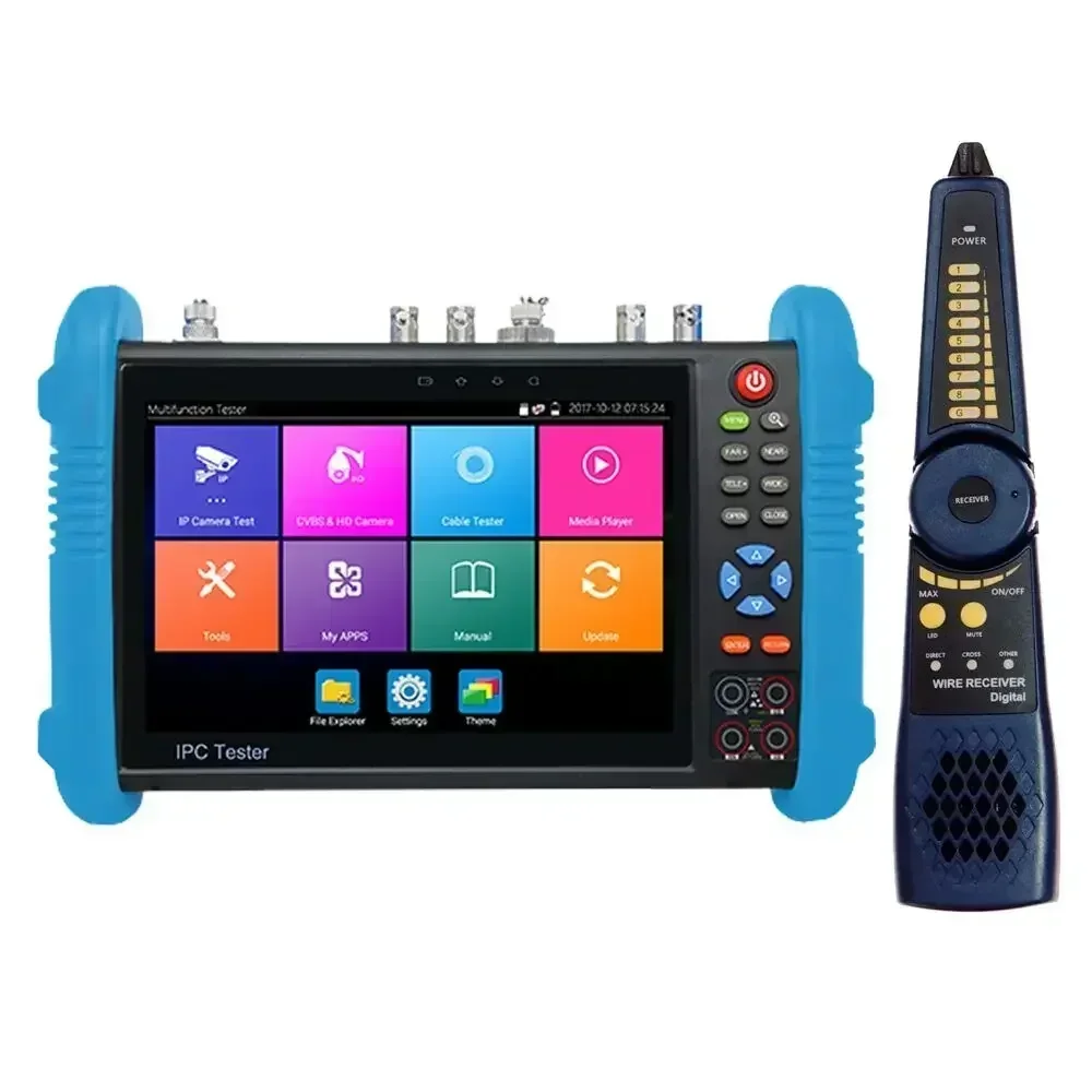 IPC9800 IPC CCTV test monitor 8MP AHD TVI CVI Tester PRO H.265 4K Video display tester monitor IP camera tester 7inch cctv test