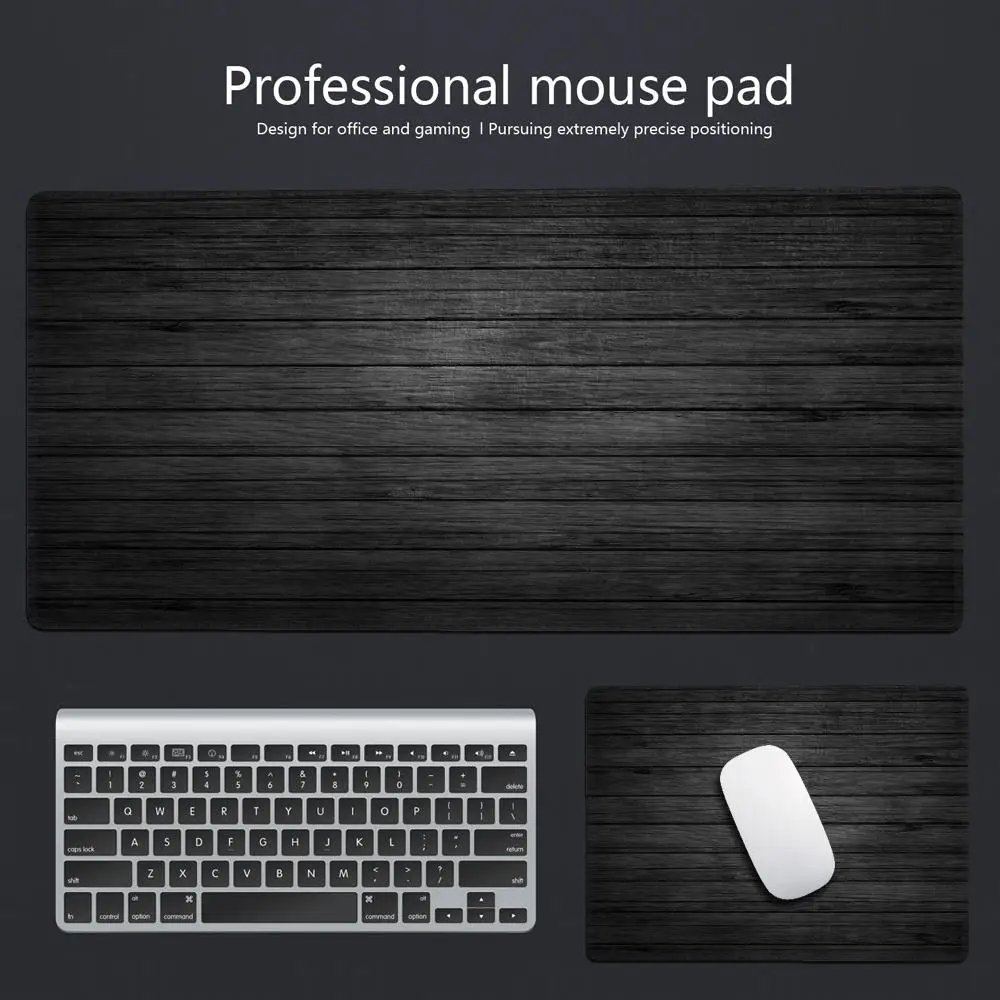 Brown Wood Grain Mouse Pad Grey Series MousePad 100×50 Desk Mat for Computer Gamer Keyboard Table Cushion Gaming Accessories