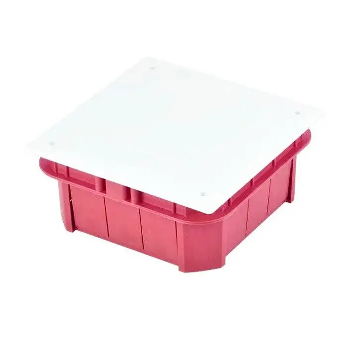 16X16Cm Kare Junction Box (Zwart)